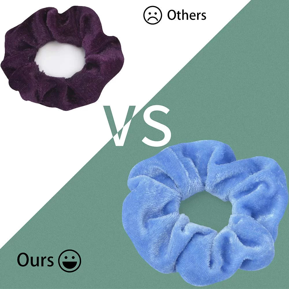 Velvet Hair Scrunchie Set | Multicolor Elastic Hair Ties | 40/20-Piece Scrunchie Collection | Chic Velvet Ponytail Holders | Stylish Hair Tie Assortment | Vibrant Velvet Scrunchies | Ultimate Hair Accessory Set | Elastic Velvet Scrunchie Bundle | Colorful Ponytail Holders | Scrunchie Variety Pack