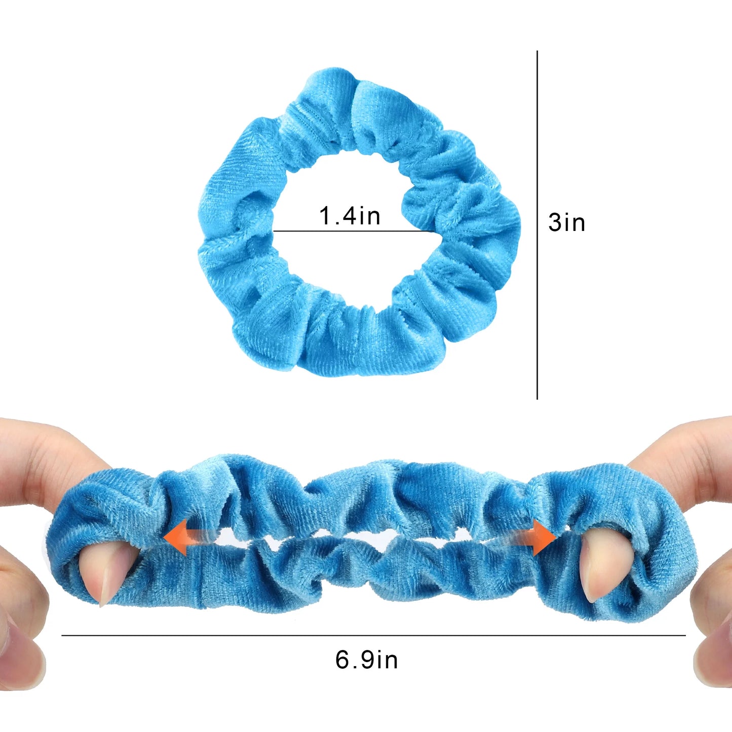 Velvet Hair Scrunchie Set | Multicolor Elastic Hair Ties | 40/20-Piece Scrunchie Collection | Chic Velvet Ponytail Holders | Stylish Hair Tie Assortment | Vibrant Velvet Scrunchies | Ultimate Hair Accessory Set | Elastic Velvet Scrunchie Bundle | Colorful Ponytail Holders | Scrunchie Variety Pack