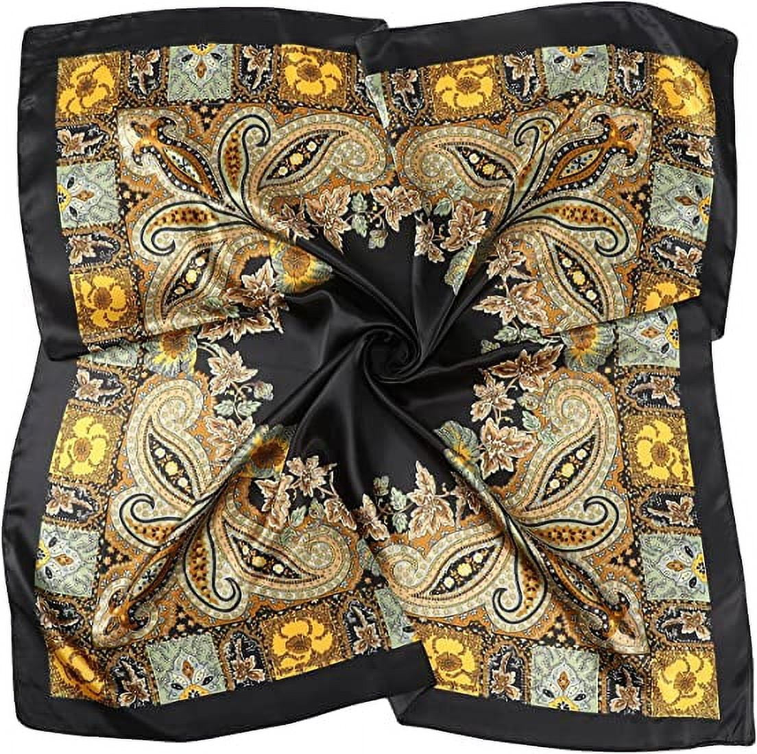 Lux Satin Scarf Set | Silk Feel Headscarves | Large Satin Bandana Trio | 35” Elegant Hair Scarves | Chic Silk Scarf Collection | Satin Style Head Wraps | Versatile Silk Scarves | Glamour Satin Headscarves | Silky Hair Wrap Set | Trendy Satin Scarf Bundle