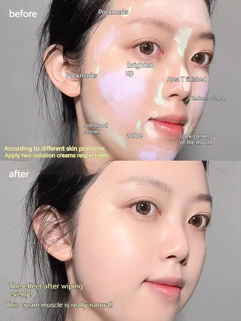 3-in-1 Primer Concealer BB Cream | Natural Liquid Foundation | Long-Lasting Makeup Base | Pore-Reducing Primer | Whitening Makeup Base | All-in-One BB Cream | Invisible Pores Foundation | Multi-Function Primer | BB Cream Makeup Base | Natural Finish Primer Cream