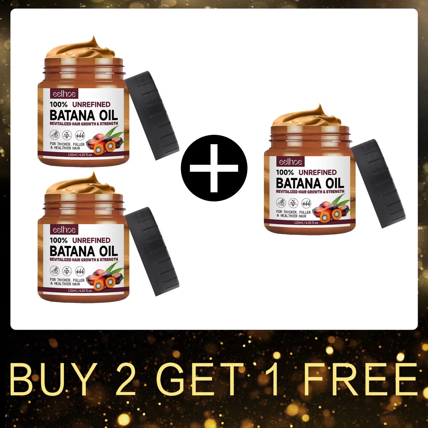 Natural Batana Oil Deep Moisturizing Smooth Thick Hair Growth Shampoo and Conditioner for Damaged Hair Keratin Treatment