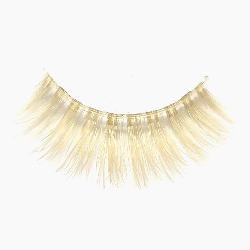 Xinemilin BLONDE 3D Mink Fake Lashes Wholesale Natural Individual Brown False Eyelashes Makeup 15 25Mm Lash Extension Supplies
