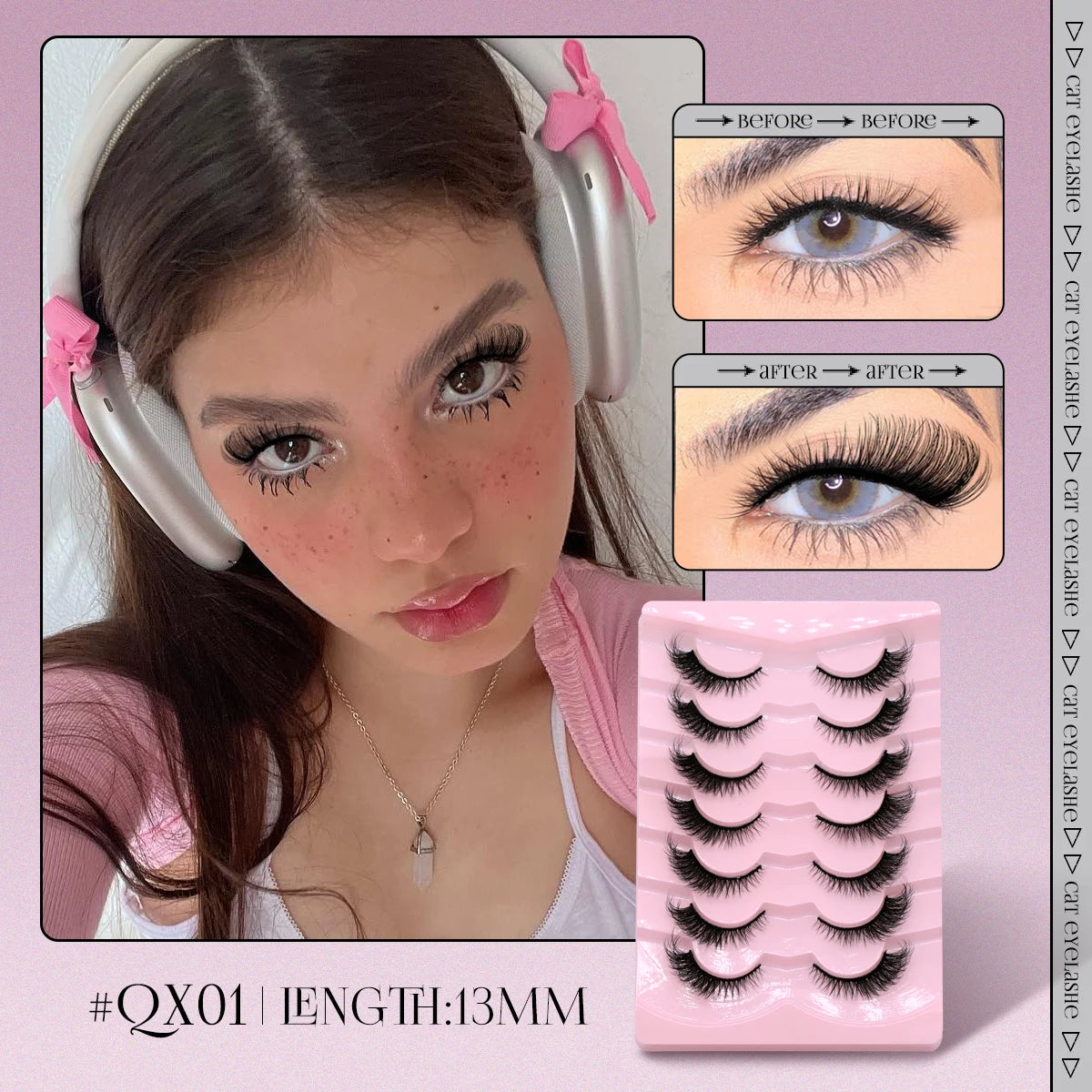Faux Mink Cat Eye Lashes | Winged End Elongated Lashes | Soft & Natural Full Strip Lashes | Dramatic Cat Eye Fake Eyelashes | Long & Fluffy Mink Strip Lashes | Elegant Winged Faux Mink Lashes | Natural-Length Cat Eye Lashes | Full Volume Winged Lashes | Soft Glam Cat Eye Eyelashes | Versatile Elongated Fake Lashes