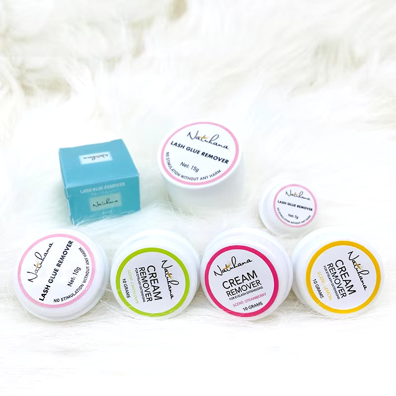 NATUHANA Eyelash Glue Remover Quick Unloading Adhesive Professional Cream Remover for Eyeslashes De Pestaña Makeup Tools