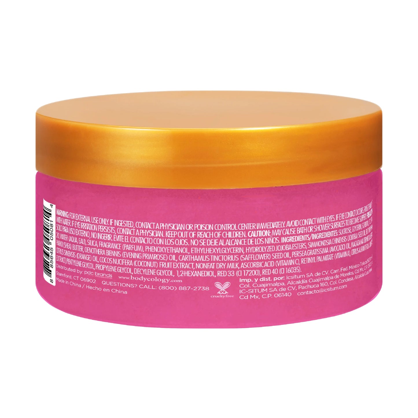 (4 Pack) Exfoliating Sugar Scrub, Cherry Blossom, 10.5 Oz