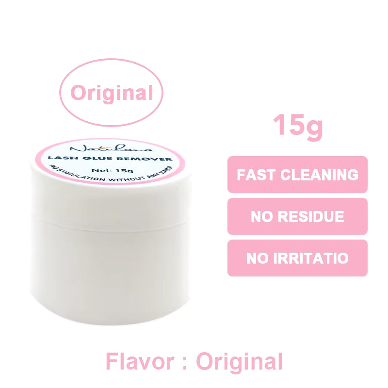 NATUHANA Eyelash Glue Remover Quick Unloading Adhesive Professional Cream Remover for Eyeslashes De Pestaña Makeup Tools