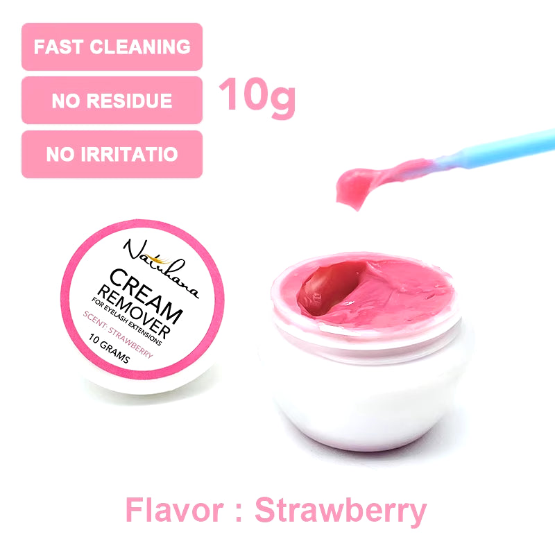 NATUHANA Eyelash Glue Remover Quick Unloading Adhesive Professional Cream Remover for Eyeslashes De Pestaña Makeup Tools
