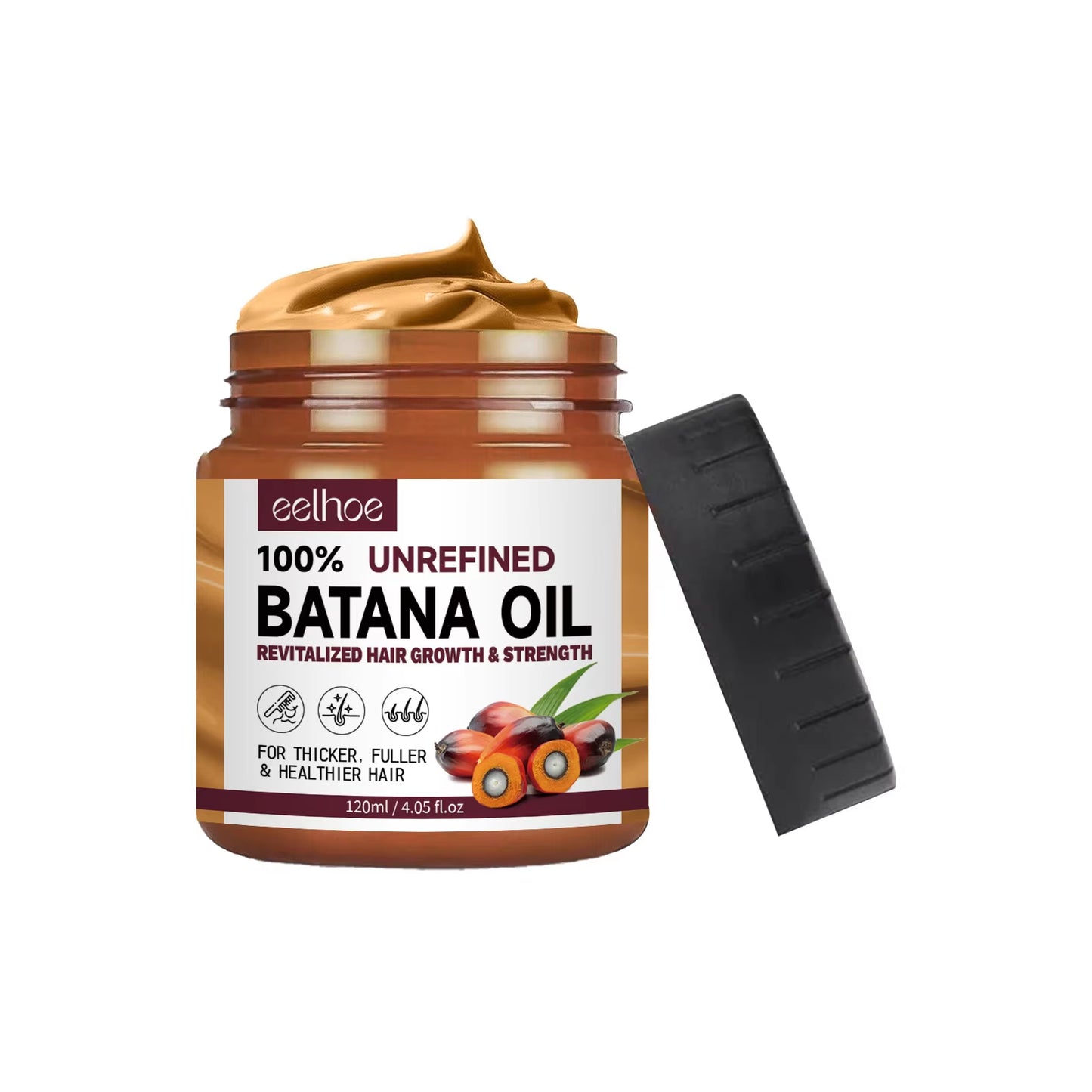 Natural Batana Oil Deep Moisturizing Smooth Thick Hair Growth Shampoo and Conditioner for Damaged Hair Keratin Treatment