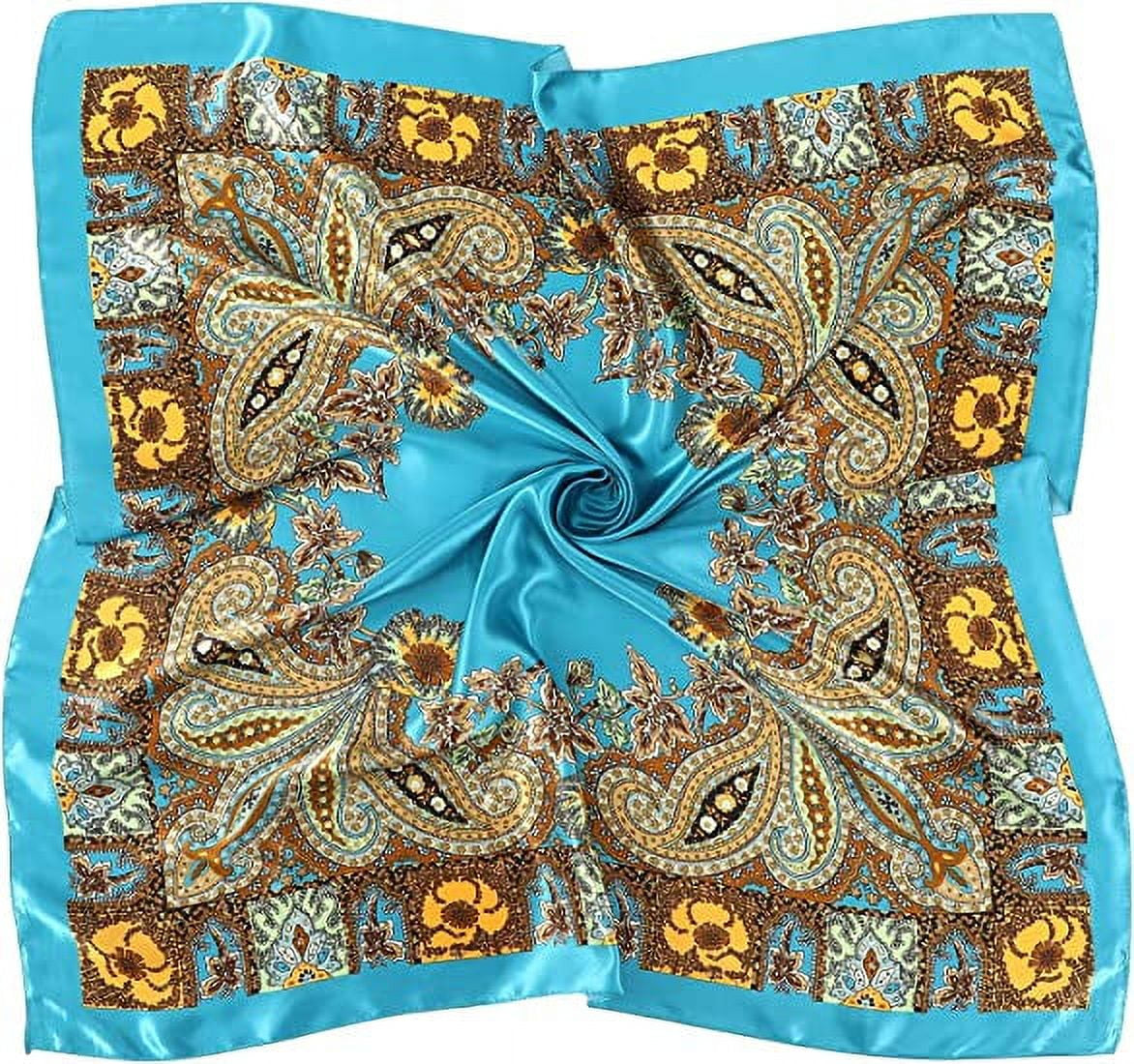 Lux Satin Scarf Set | Silk Feel Headscarves | Large Satin Bandana Trio | 35” Elegant Hair Scarves | Chic Silk Scarf Collection | Satin Style Head Wraps | Versatile Silk Scarves | Glamour Satin Headscarves | Silky Hair Wrap Set | Trendy Satin Scarf Bundle