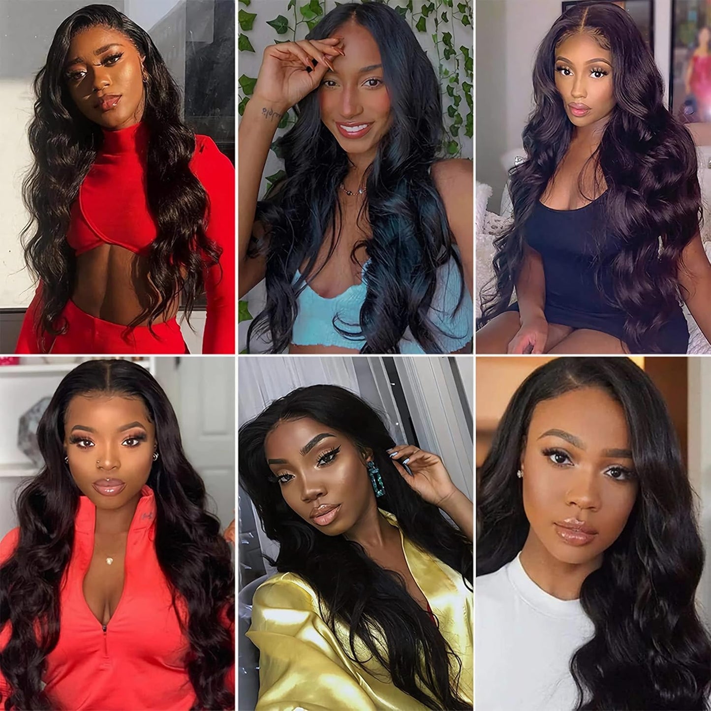 Body Wave Bundles with Frontal (16 18 20 +14 Inch) Human Hair Bundles with Lace Frontal 13X4 Brazilian Virgin Hair 10A Grade Body Wave Human Hair 3 Bundles with Frontal 150% Density Natural Color