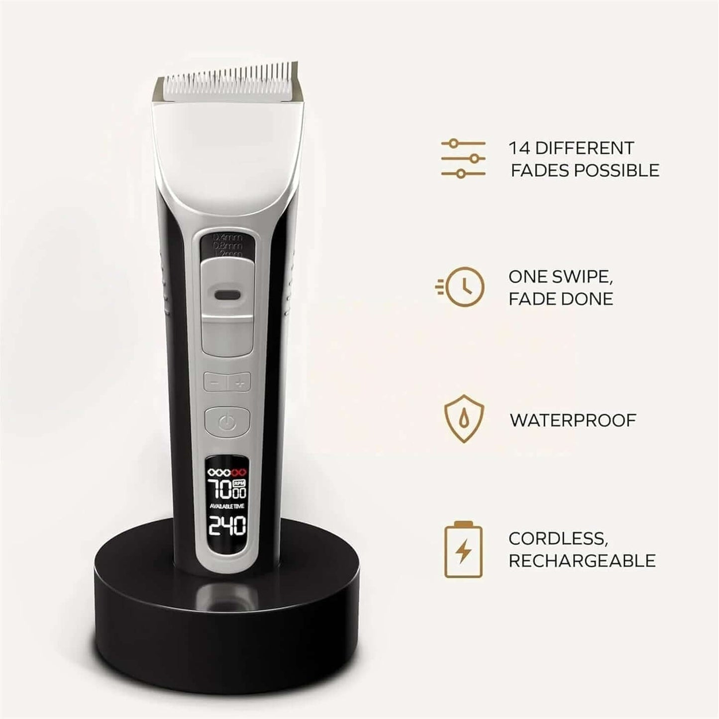 Fade Clippers for Men, Auto Fading Clippers, Fading Clippers