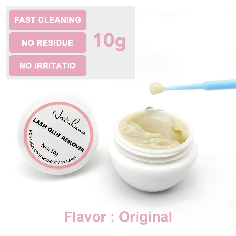 NATUHANA Eyelash Glue Remover Quick Unloading Adhesive Professional Cream Remover for Eyeslashes De Pestaña Makeup Tools