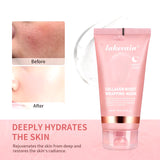 Collagen Overnight Wrapping Peel off 75Ml Facial Mask Korean Collagen Night Wrapping Mask Deeply Hydrates Night Care Mask Cream