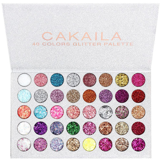 40-Color Glitter Eyeshadow Collection | Sparkling Shimmer Makeup Palette | Professional Chunky Glitter Eyeshadow | Pressed Powder Eyeshadow Set | Versatile Glitter Palette for Women | Black & White Glitter Eyeshadow Bundle | Vibrant Pink Shimmer Eyeshadow Palette | All-in-One Glitter & Gel Eyeshadow | Stunning Sparkle Eyeshadow Palette | Multi-Color Glam Eyeshadow Set