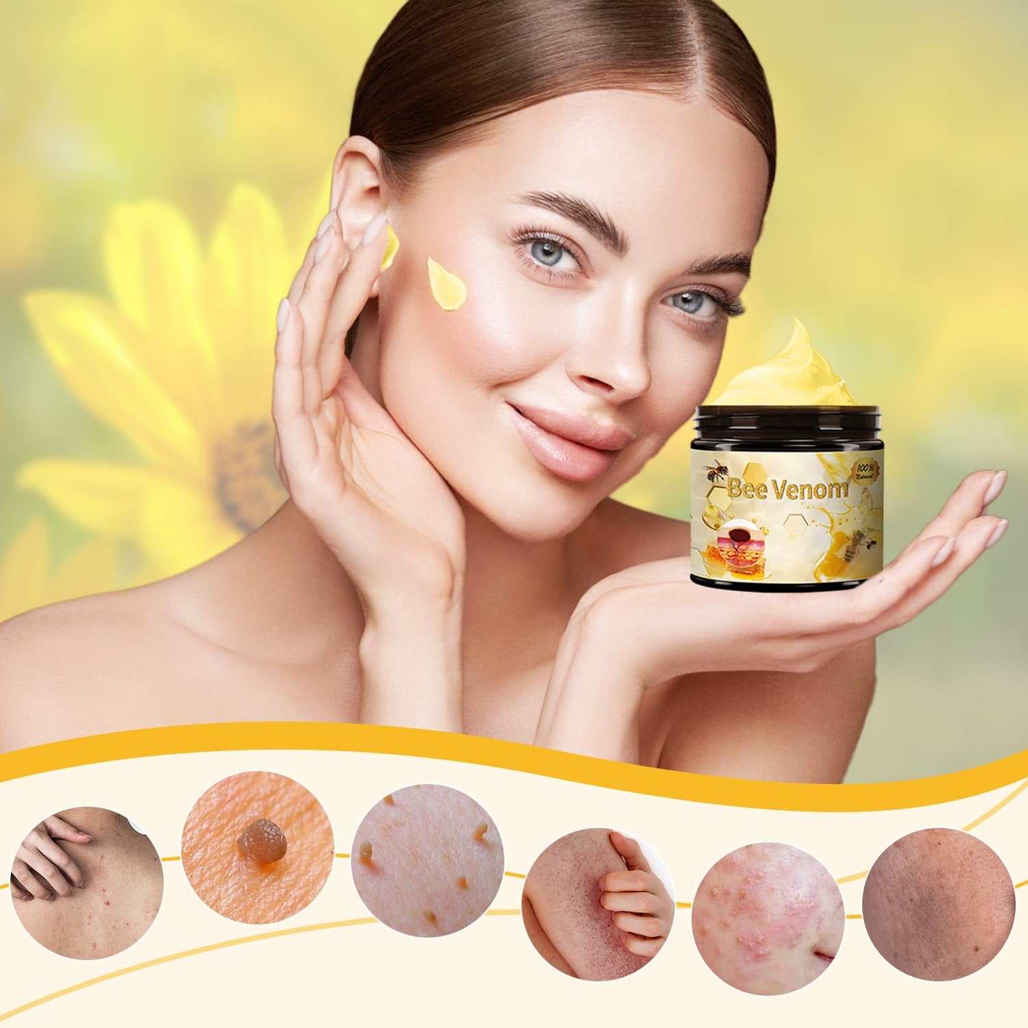 2Pcs Bee Venom Treatment, New Professional Bee Venom Repair Cream, Bee Venom Cream for All Body Parts