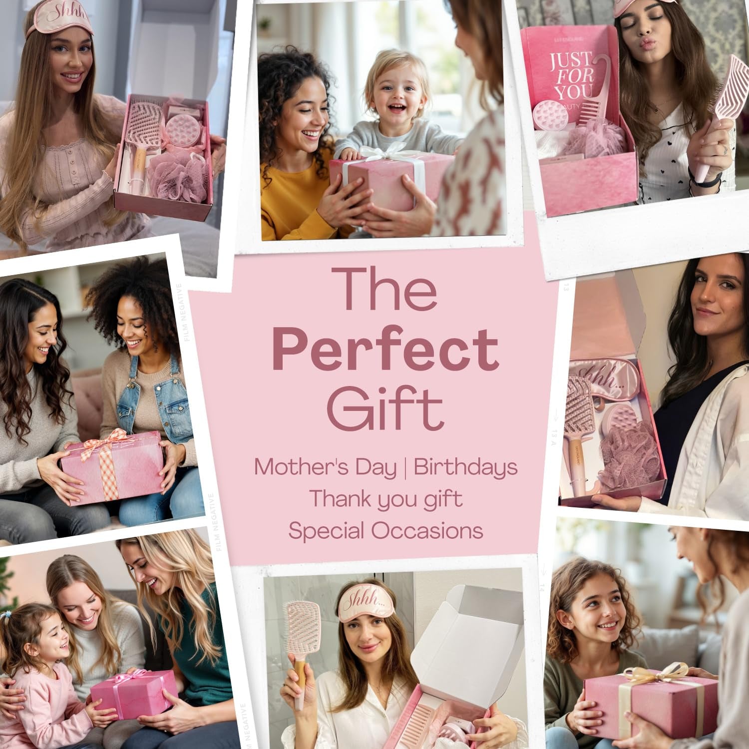 Self-Care Beauty Gift Set for Women - 7-Piece Luxury Spa Gifts for Moms, Sisters & Girls - Relaxing Womens Present Idea