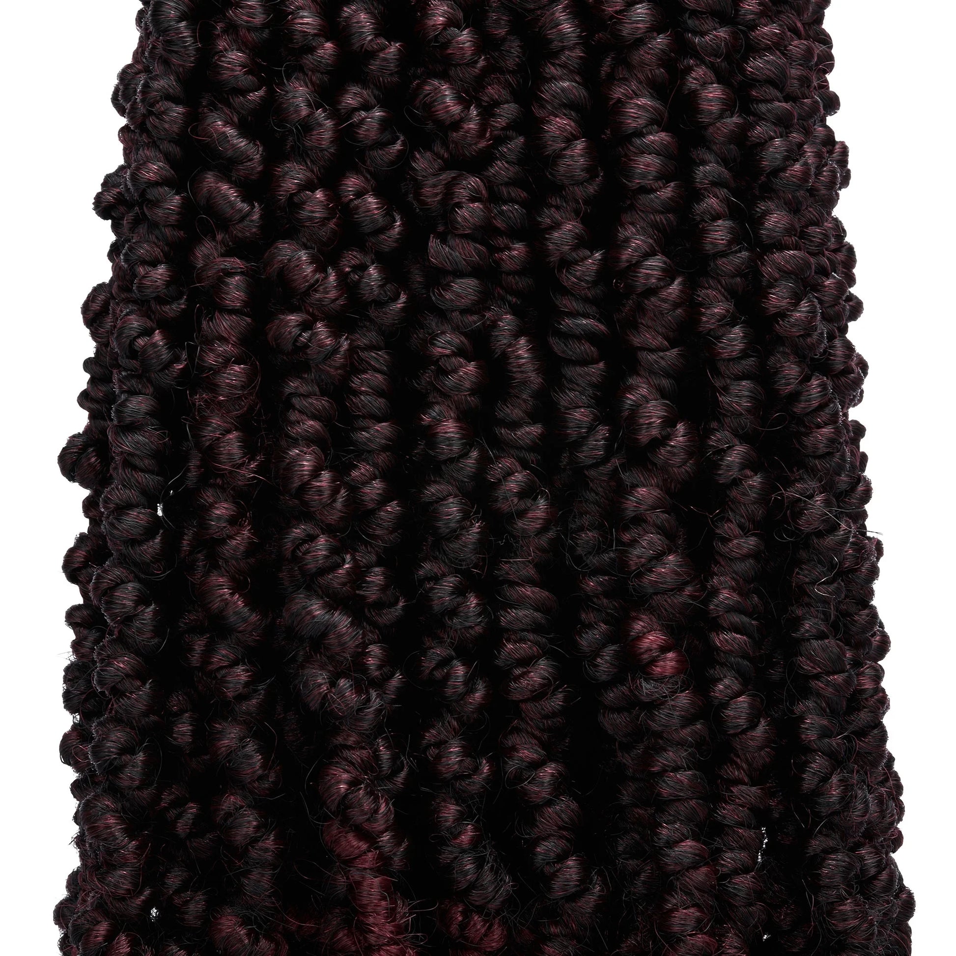 3 Packs Pretwisted Passion Twist Crochet Hair Crochet Braids Pre Twisted Passion Crochet Twist Hair Black Pre Looped Bohemian Braiding Hair Ponytail Synthetic Hair Extensions (10Inch,T27#)
