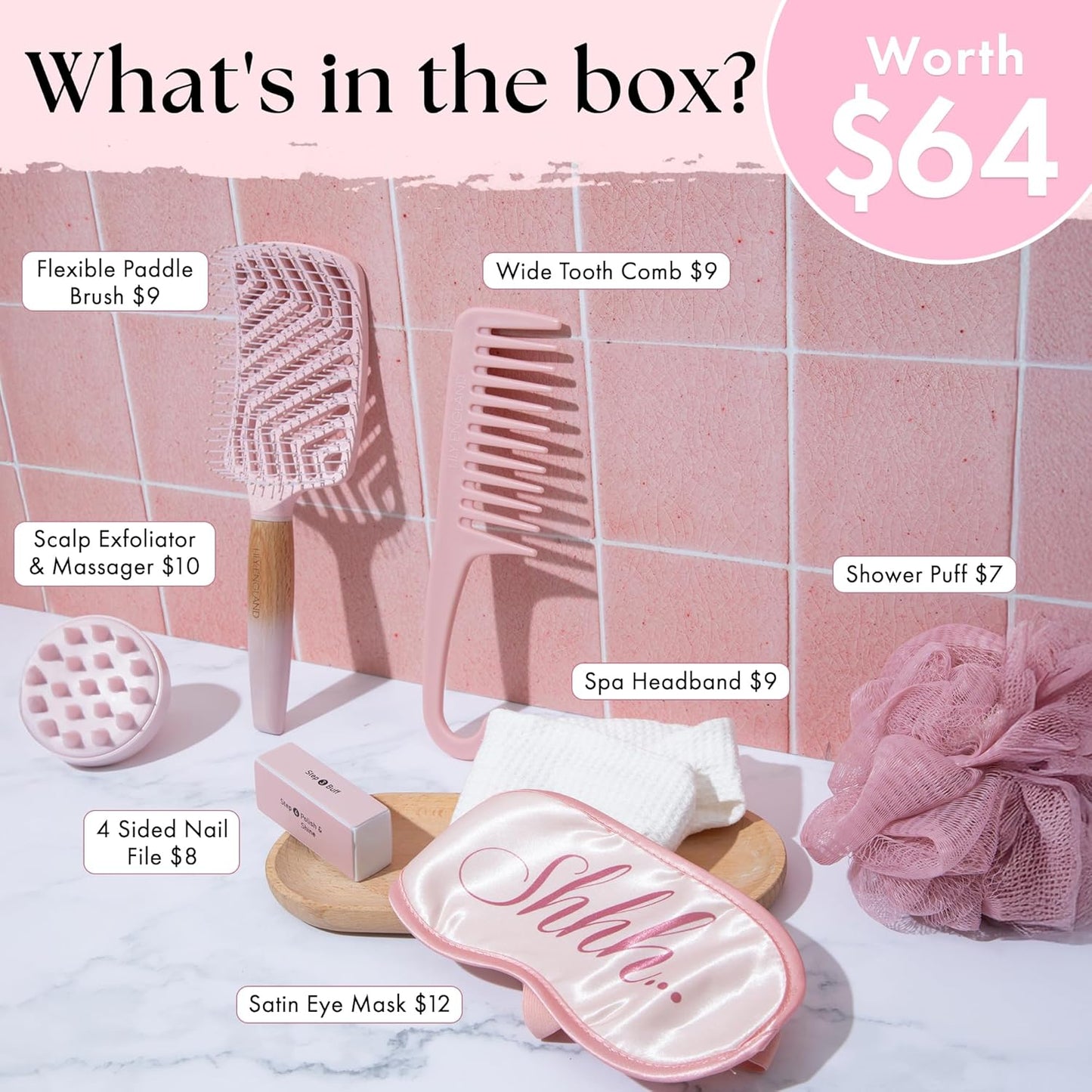 Self-Care Beauty Gift Set for Women - 7-Piece Luxury Spa Gifts for Moms, Sisters & Girls - Relaxing Womens Present Idea