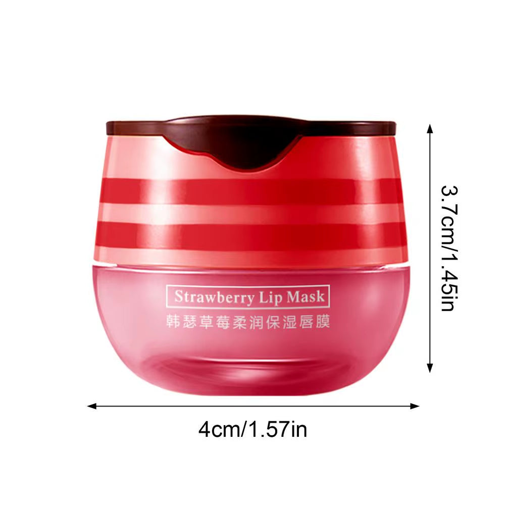 Strawberry Lip Mask Bee Balm Lip Balm Honey Lip Balm Hydrating Propolis Lip Mask Lip Sleeping Balm Overnight Sleeping Lip Oil