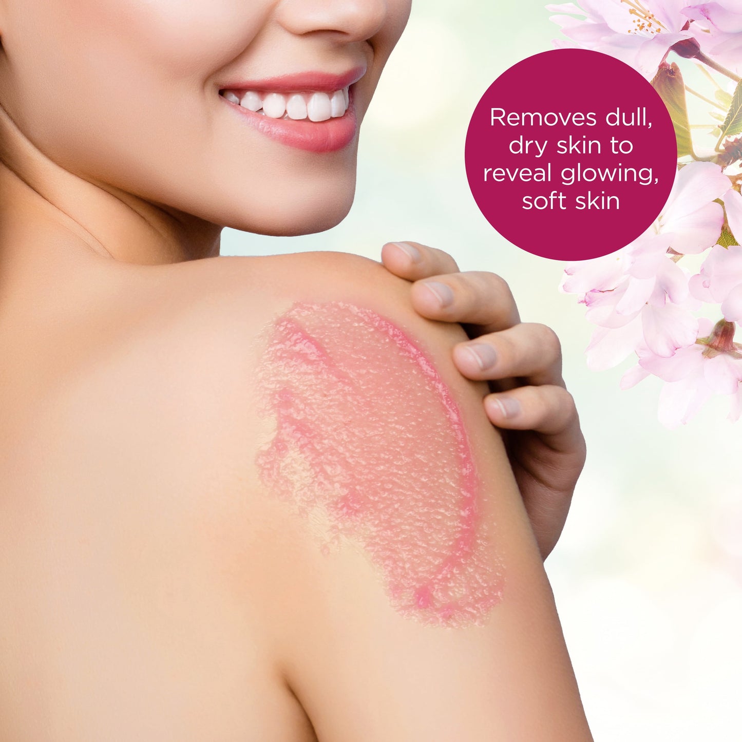 (4 Pack)  Exfoliating Sugar Scrub, Cherry Blossom, 10.5 Oz