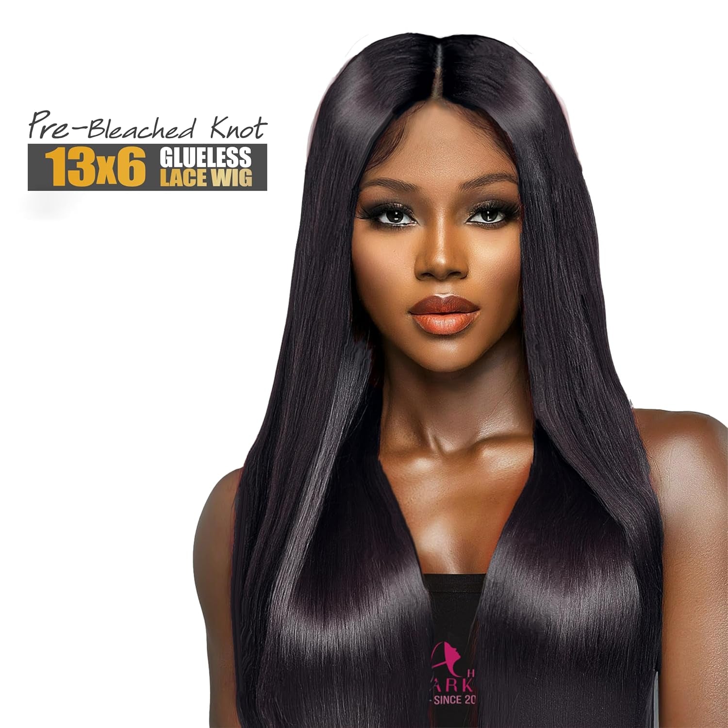 13X6 Lace Front Wigs Human Hair Pre Bleached Knot HD Lace Front Pre Plucked, Straight Hd Lace Wig Brazilian Virgin Human Hair Wigs - Straight Natural Black 16Inch - CATCH