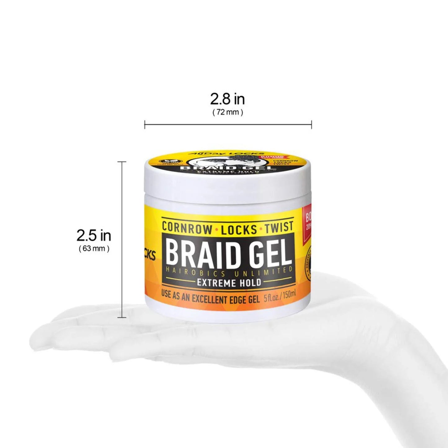 Braid Gel Extreme Hold (15 Oz) Hair Care