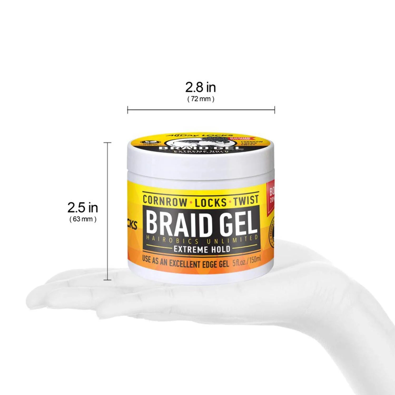 Braid Gel Extreme Hold (15 Oz) Hair Care