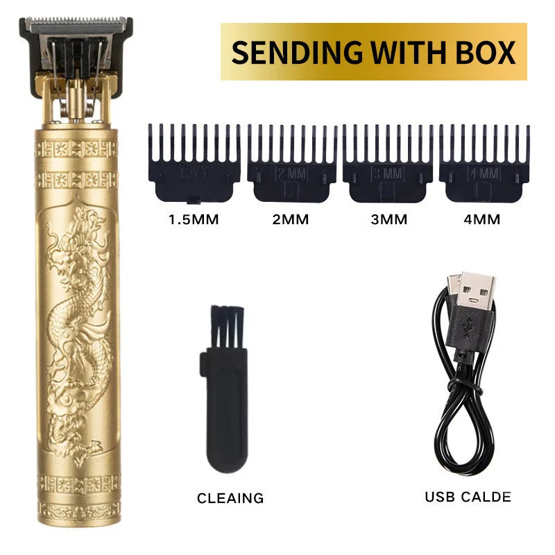 Powerful Professiona Electric Wireless Man Hairdresser Men Barber Shop Groin Beard Repairer Mustache Facial Hair Trimmer Clipper
