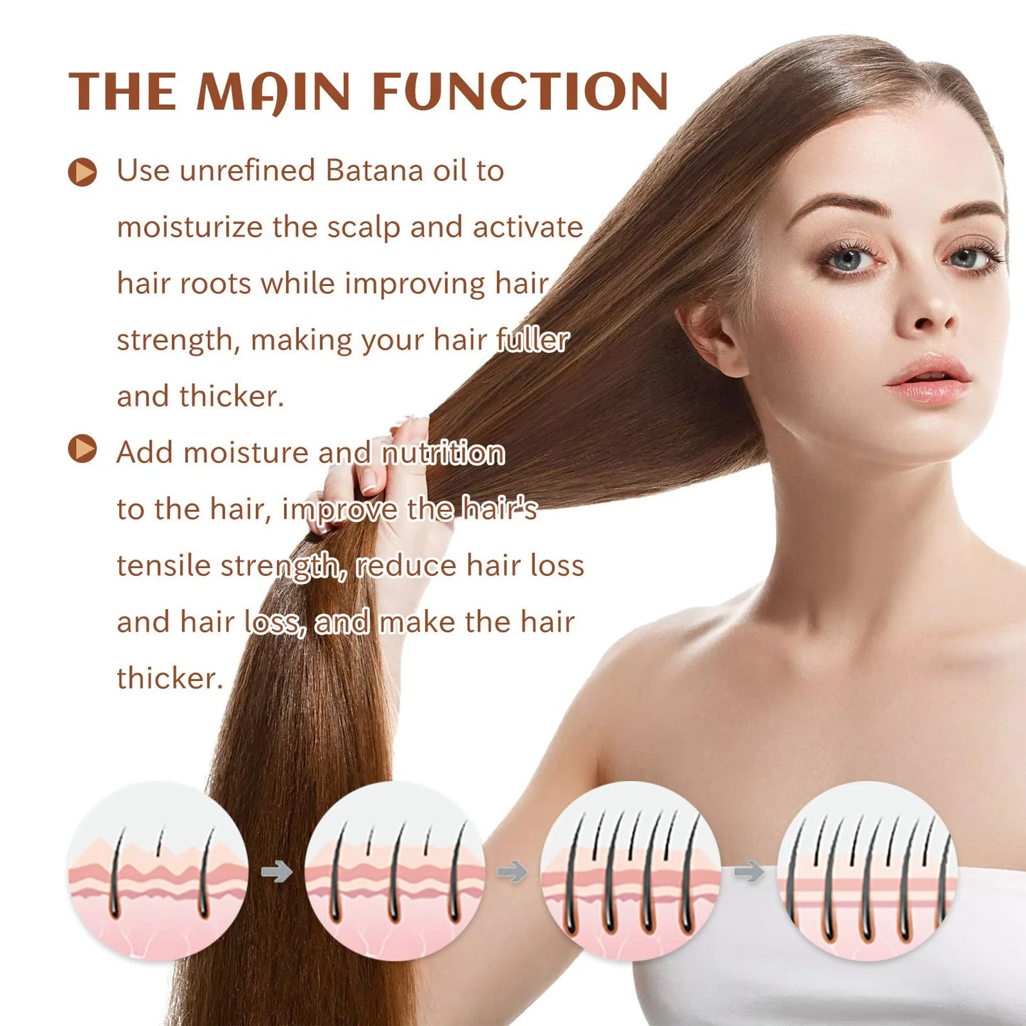 Batana Oil for Hair Growth Healthier Thicker Fuller Hair Batana Oil Batana Oil Batana Oil 120G (1Pcs)