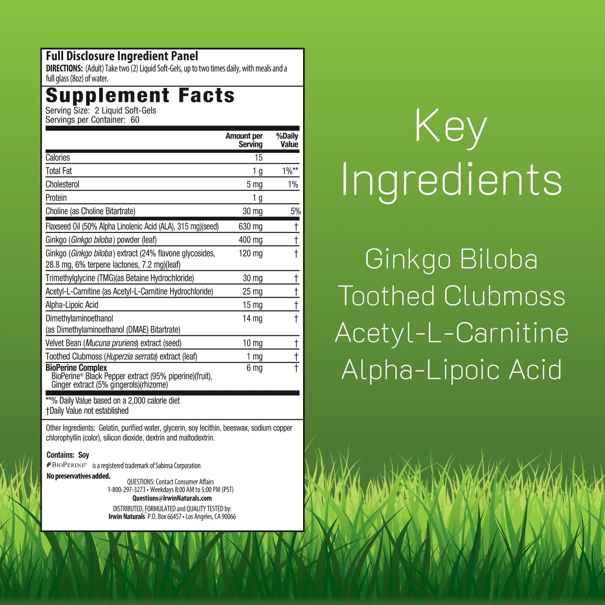 Ginkgo Smart - 120 Liquid Soft-Gels