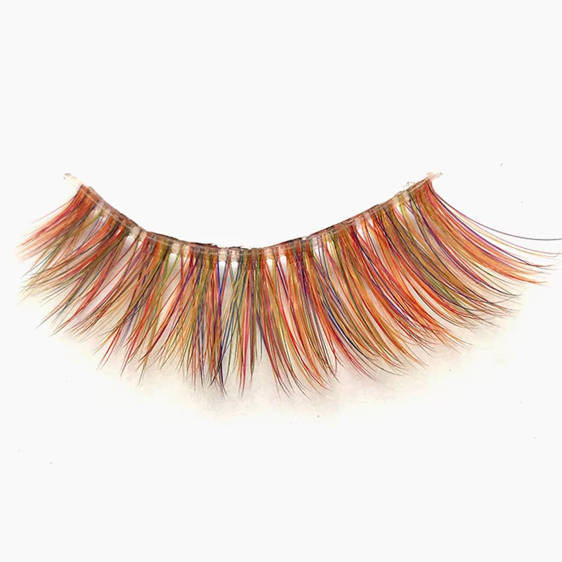 Xinemilin BLONDE 3D Mink Fake Lashes Wholesale Natural Individual Brown False Eyelashes Makeup 15 25Mm Lash Extension Supplies