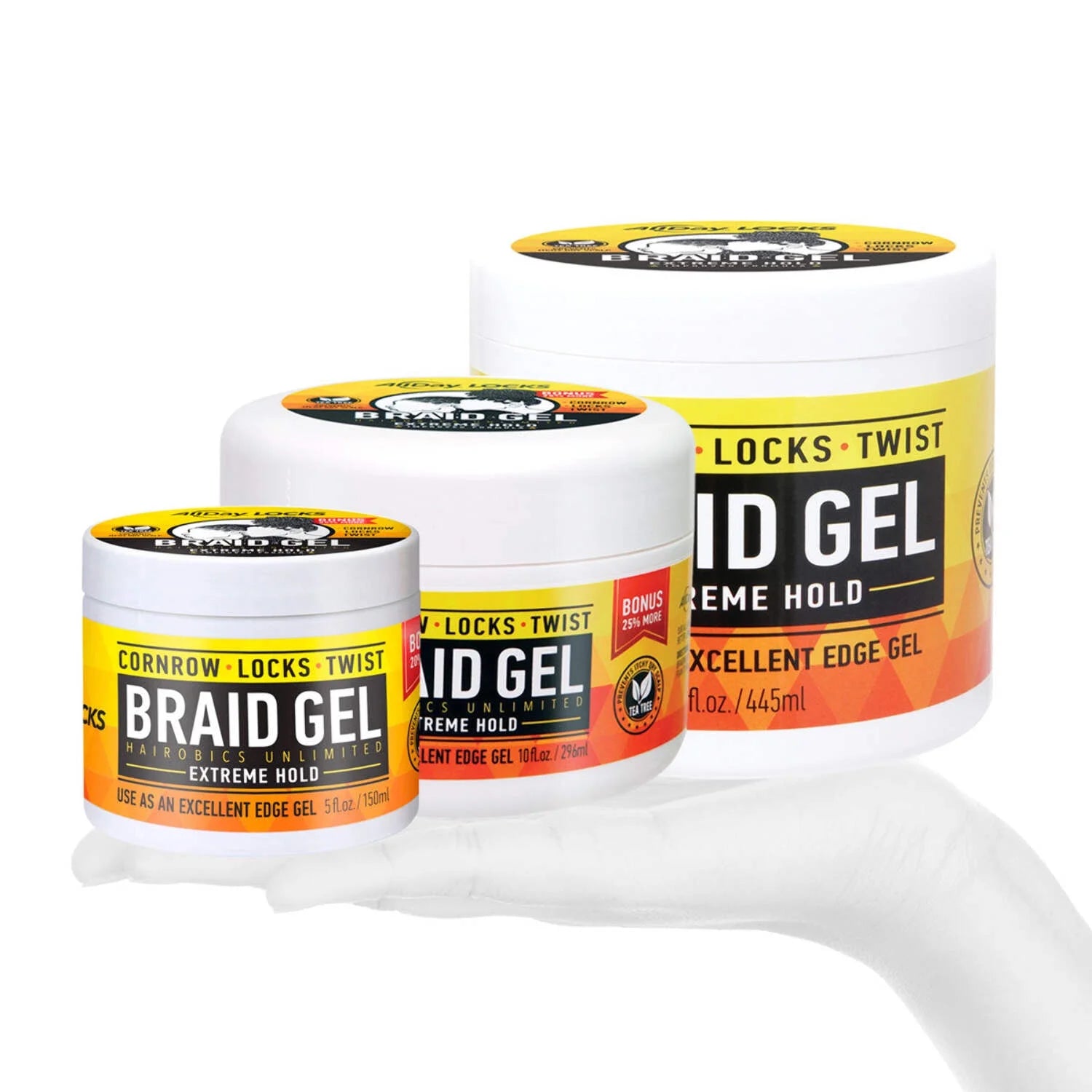Braid Gel Extreme Hold (15 Oz) Hair Care