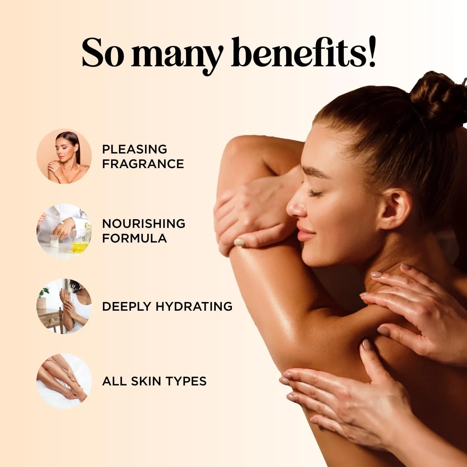 Mango Sensual Massage Oil for Couples - Alluring Tropical Full Body Massage Oil for Date Night and Nourishing Body Moisturizer with Sweet Almond - Vegan Non Staining Non Greasy Smooth Gliding Formula
