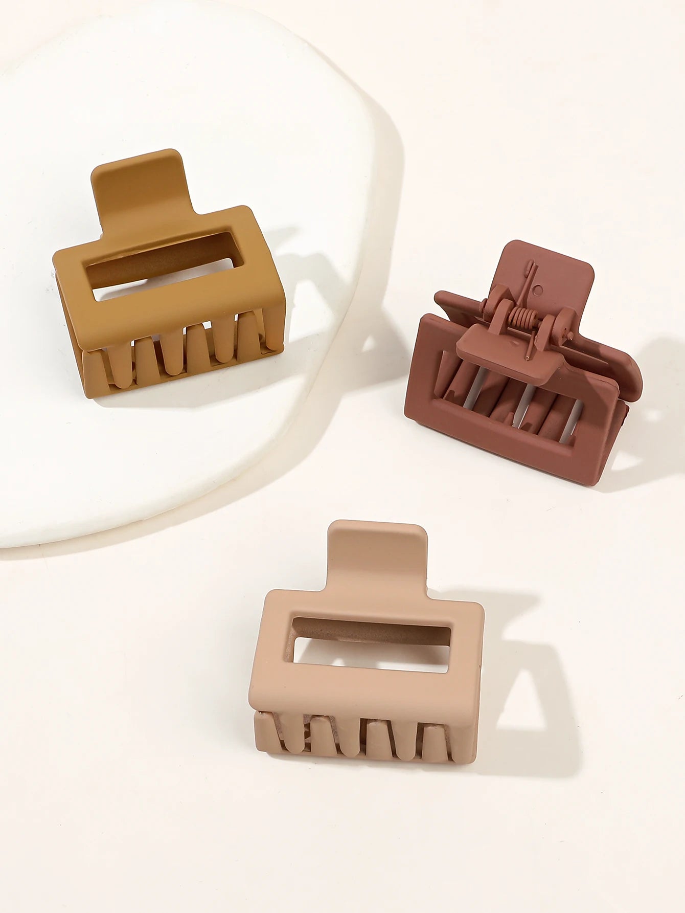 Matte Square Hair Claw Clips | Stylish Hair Clips for All Hair Types | Versatile Claw Clips for Women | Thick & Thin Hair Claw Clips | Chic Matte Hair Clips | Durable Hair Claw Set | Elegant Square Hair Clips | Trendy Claw Clips Collection | Classic Matte Hair Claws | All-Style Hair Claw Clips