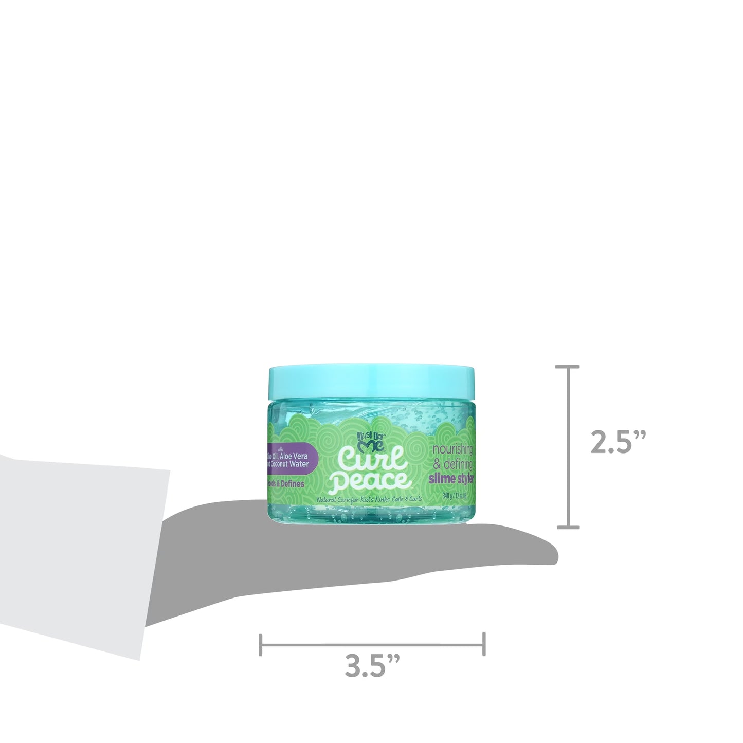 Curl Peace Nourishing Slime Styler Jar Hair Styling Gel, 12 Oz., Female