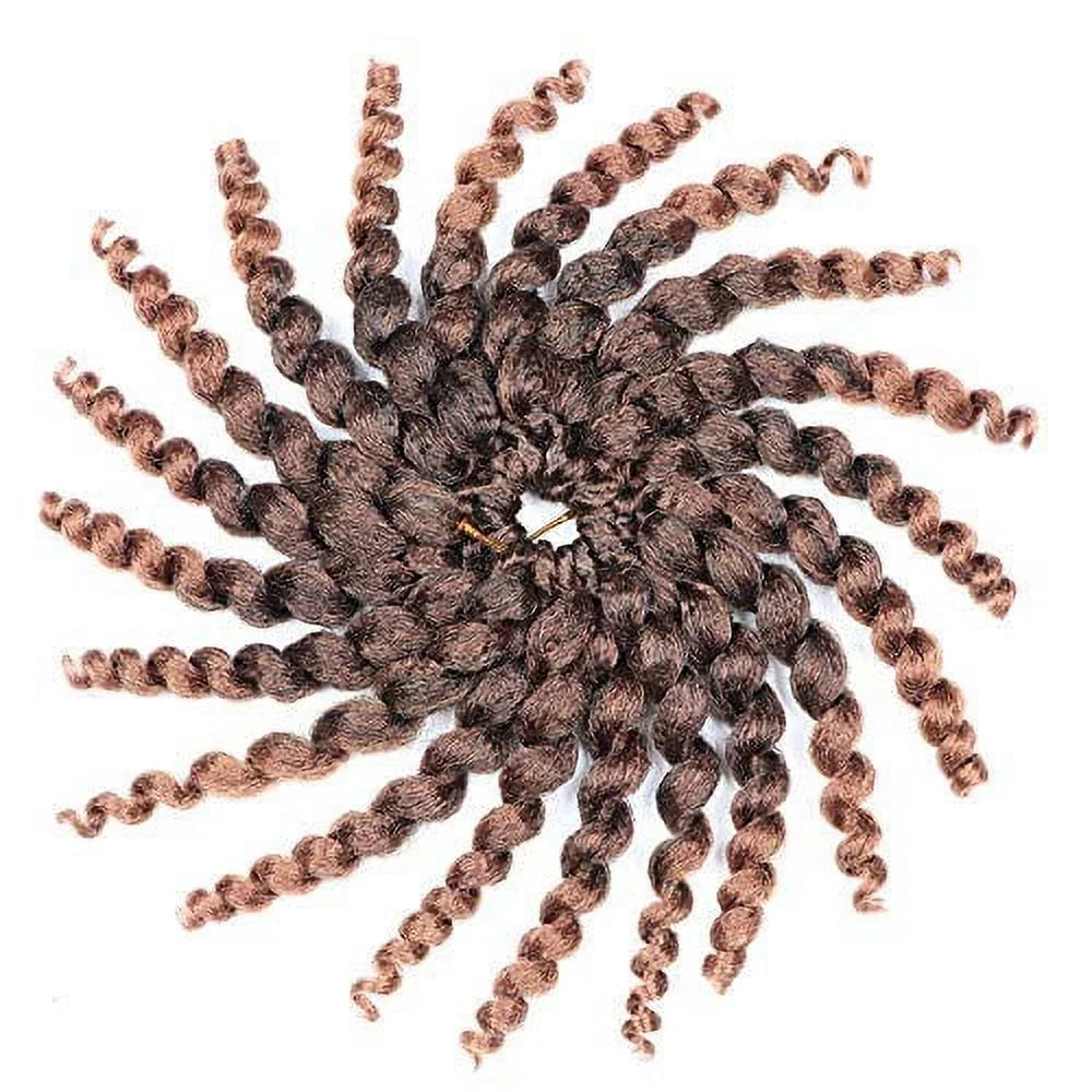 Wand Curl Crochet Hair 8Inch 3Pcs/Pack Jamaican Bounce Synthetic Crochet Twist Braids Hair Extension