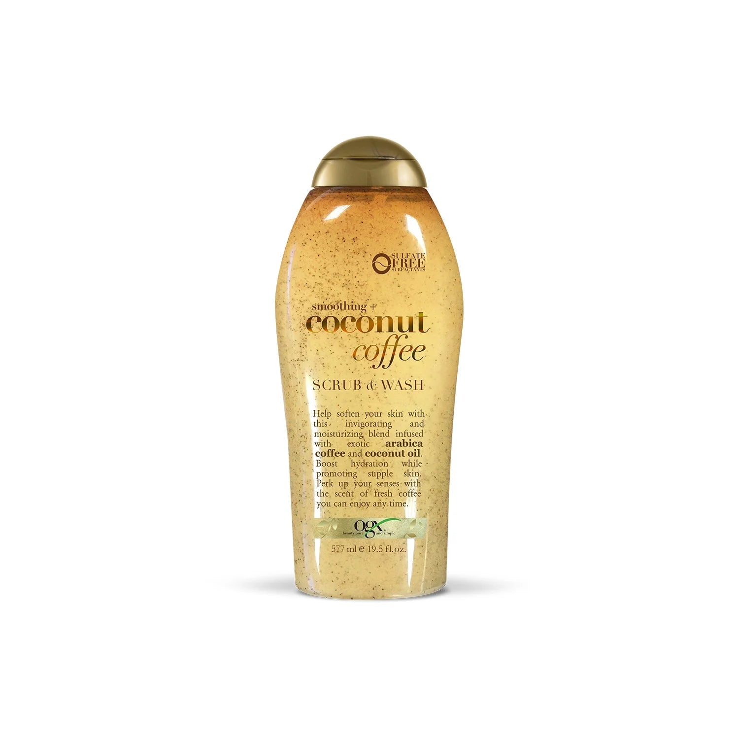 Smoothing + Coconut Coffee Exfoliating Body Scrub, 19.5 Fl Oz