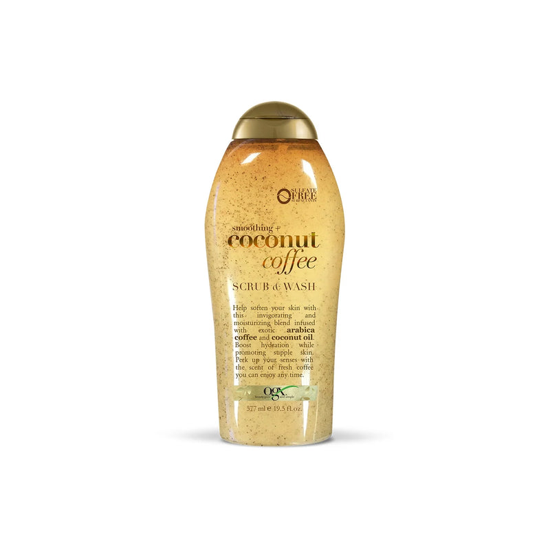 Smoothing + Coconut Coffee Exfoliating Body Scrub, 19.5 Fl Oz