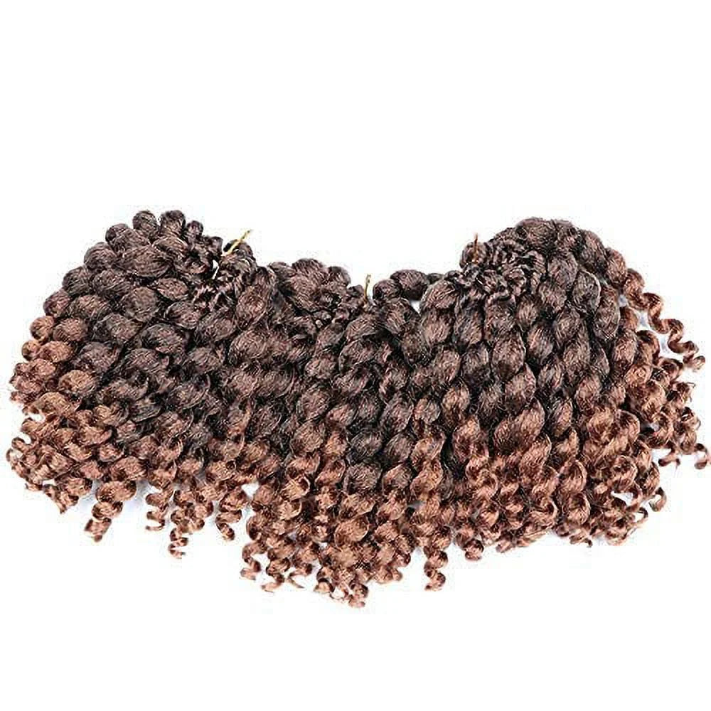 Wand Curl Crochet Hair 8Inch 3Pcs/Pack Jamaican Bounce Synthetic Crochet Twist Braids Hair Extension