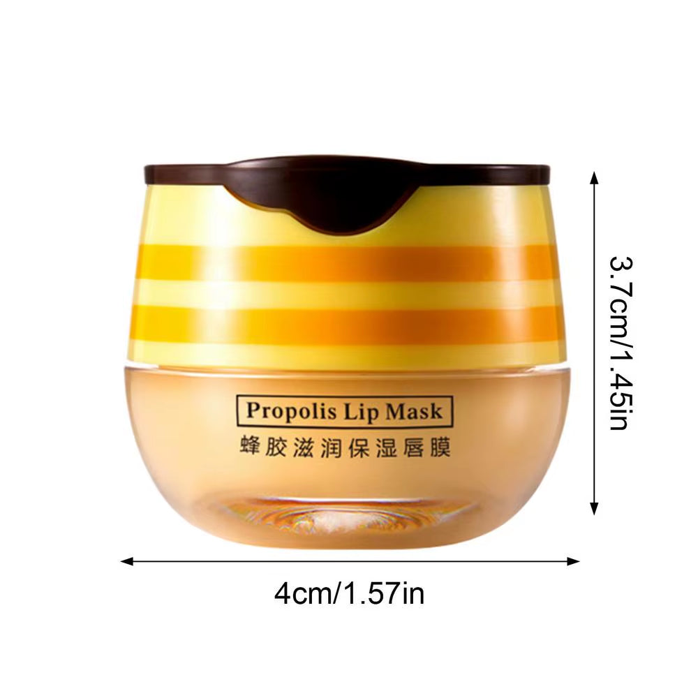 Strawberry Lip Mask Bee Balm Lip Balm Honey Lip Balm Hydrating Propolis Lip Mask Lip Sleeping Balm Overnight Sleeping Lip Oil