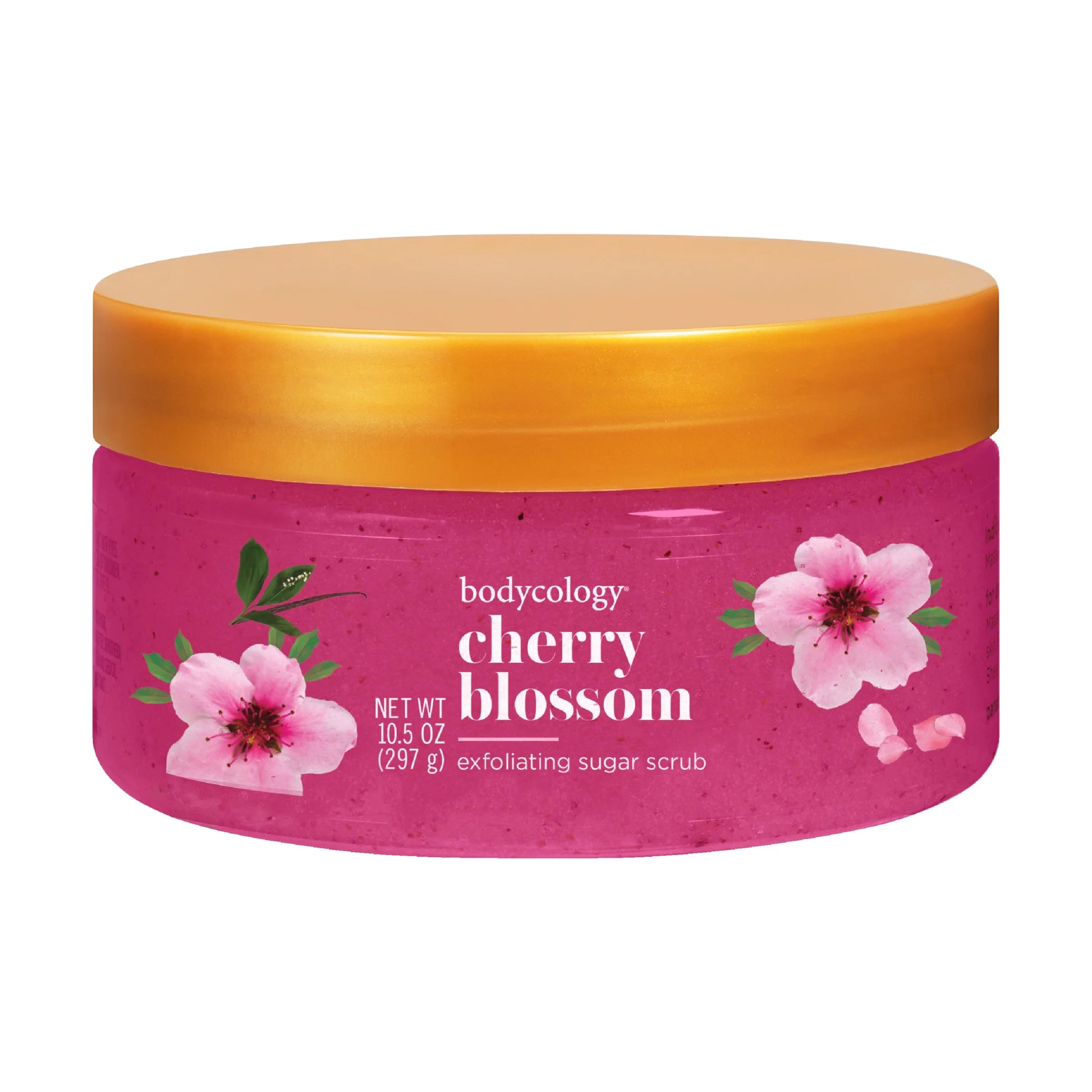 (4 Pack)  Exfoliating Sugar Scrub, Cherry Blossom, 10.5 Oz