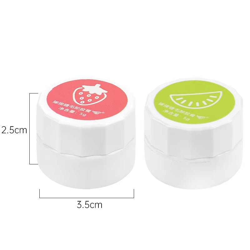 Professional Eyelash Glue Remover 5 G Fruit Flavour Remover Cream for Eyelash Extension Fragrancy Smell Remover Makeup Tools