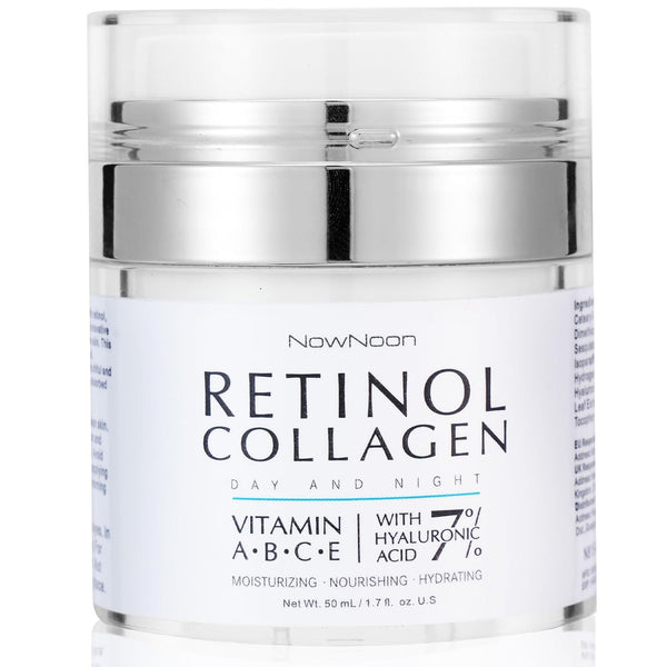 Night Cream Face Moisturizer with Retinol, Collagen, Niacinamide 10%, anti Wrinkle Face Cream, Made in USA, Retinol Cream for Face, anti Aging Face Cream, Face Moisturizer for Women, 1.7Oz