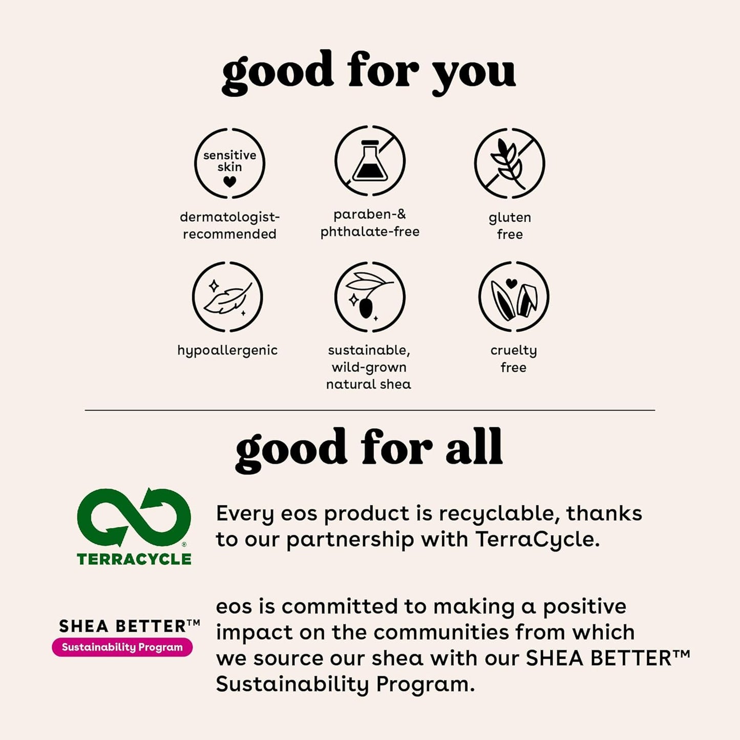 Eos 100% Natural & Organic Lip Balm- Strawberry Sorbet, All-Day Moisture, Dermat