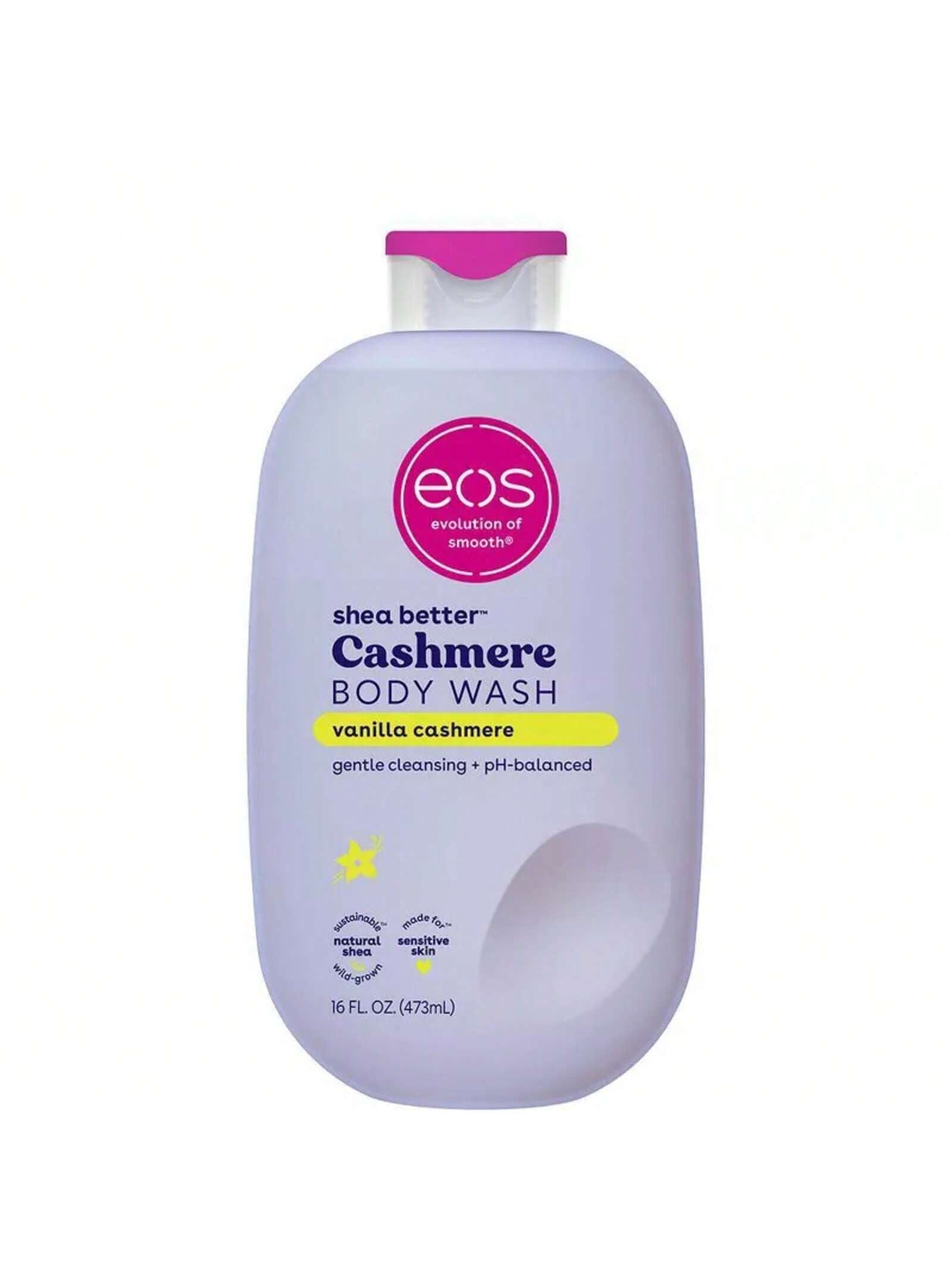 Eos Shea Better Cashmere Body Wash - Vanilla Cashmere - 16 Fl Oz
