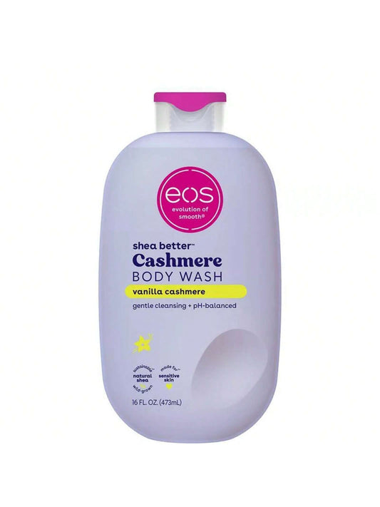 Eos Shea Better Cashmere Body Wash - Vanilla Cashmere - 16 Fl Oz