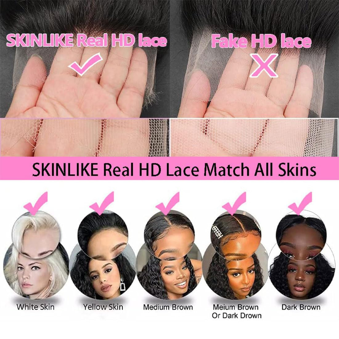 Curly Bob Wigs Human Hair Water Wave 4X4 Closure Glueless Wet and Wavy Lace Front Wigs Human Hair for Black Women with Baby Hair 180% Density Curly Human Hair Wigs Natural Color 24Inch