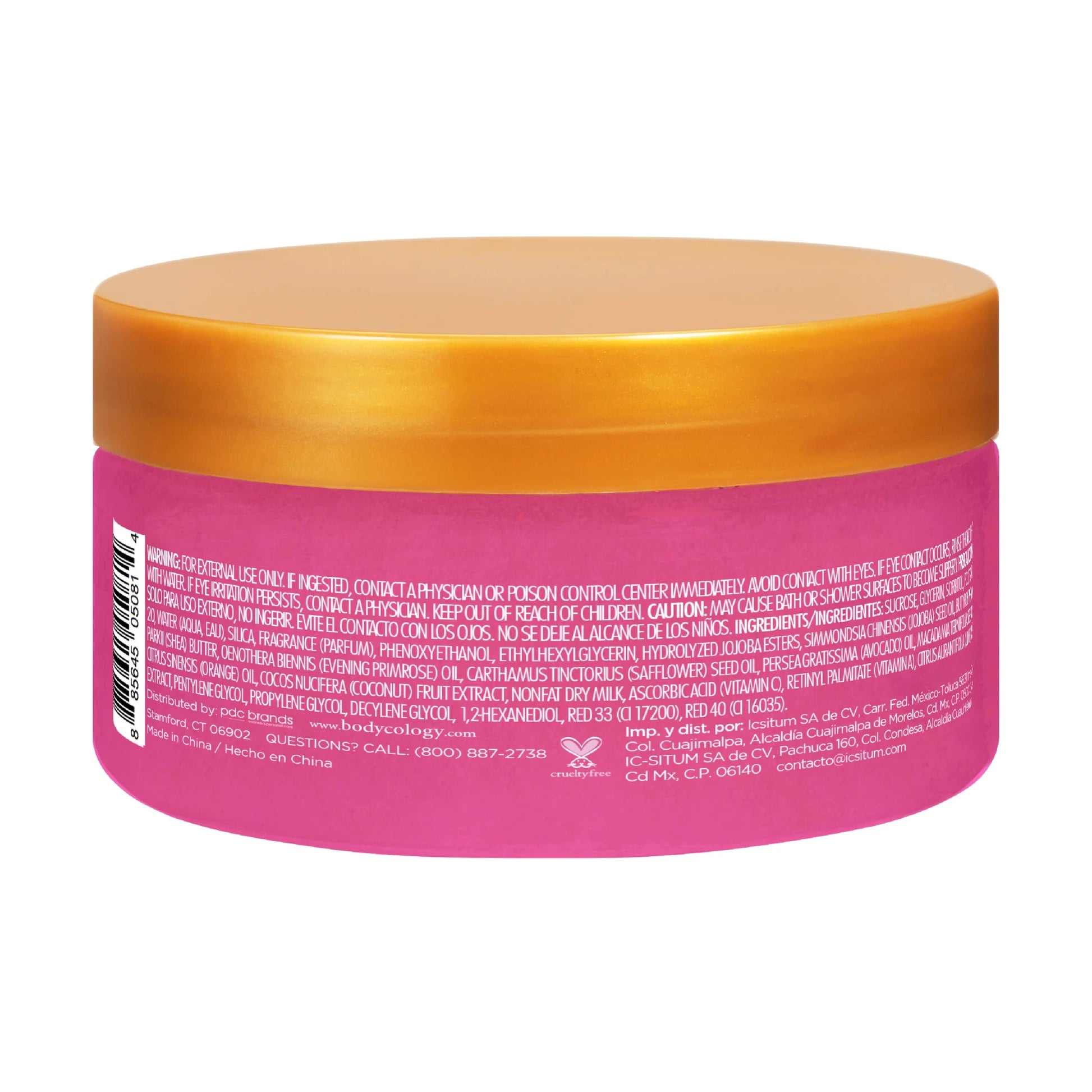 (4 Pack)  Exfoliating Sugar Scrub, Cherry Blossom, 10.5 Oz