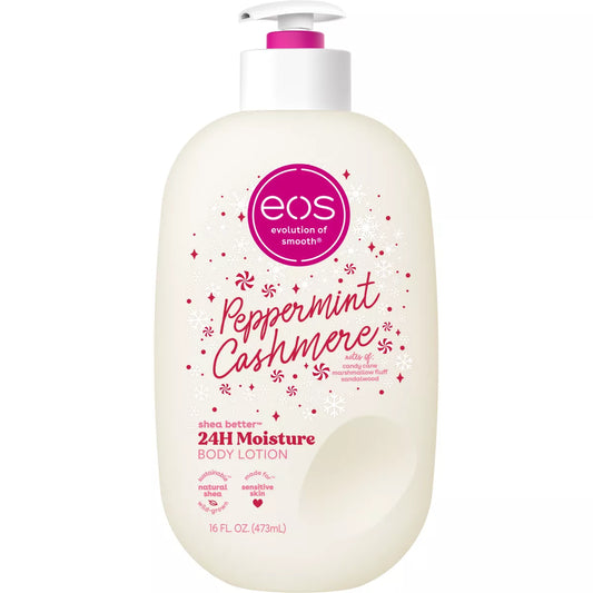 Eos Holiday Body Lotion - Peppermint Cashmere - 16 Fl Oz