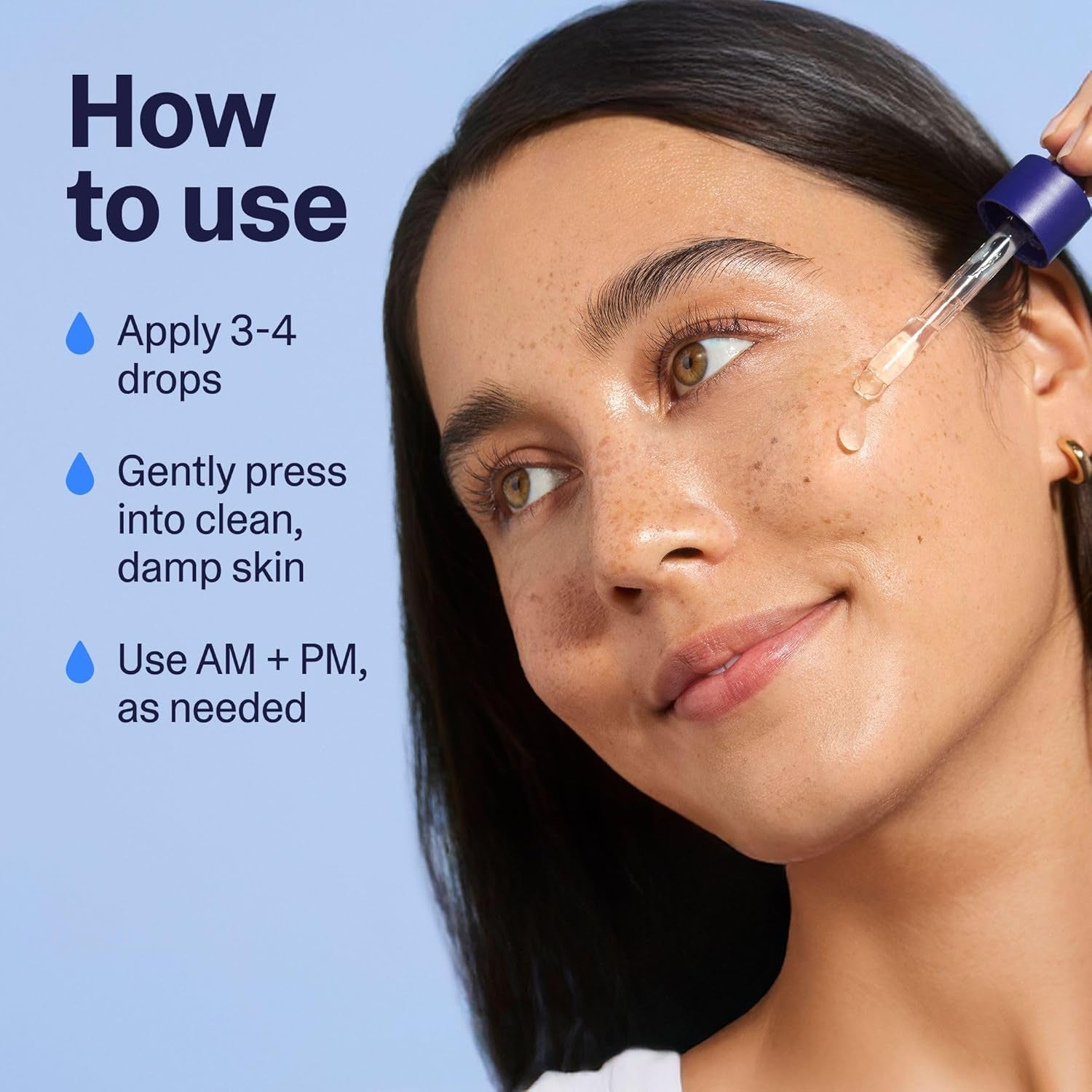 Hydration Serum, Hyaluronic Acid-5 Complex Face Serum, Visibly Plumping, Smoothing, Hydrating Skin Care, 1 Fl Oz